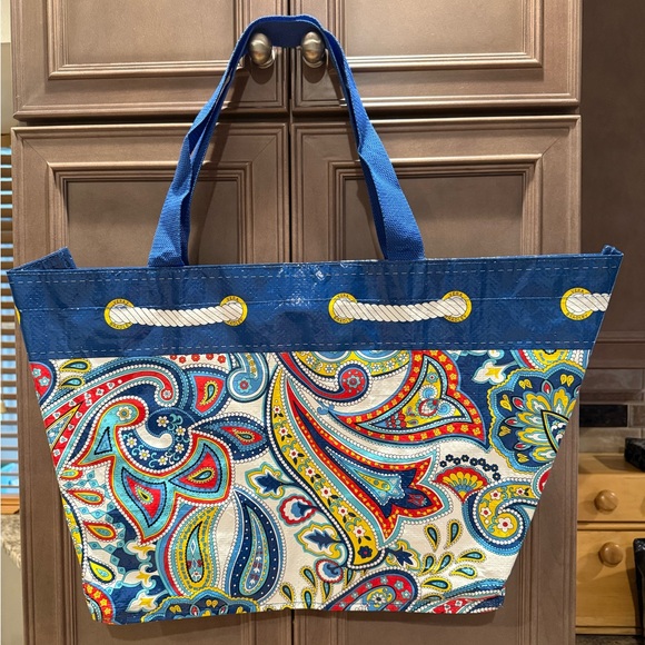 Vera Bradley Colorful Marina Paisley Tote - Picture 3 of 5